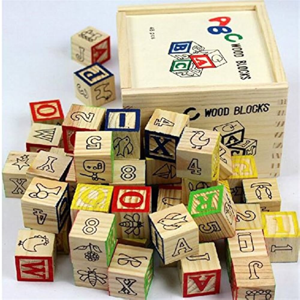 ABC Wooden Blocks Large