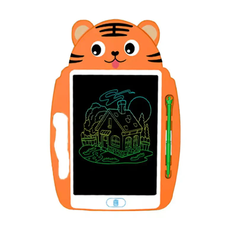 Cute Animal Design 9-Inch LCD Writing Tablet Multi Colour Screen
