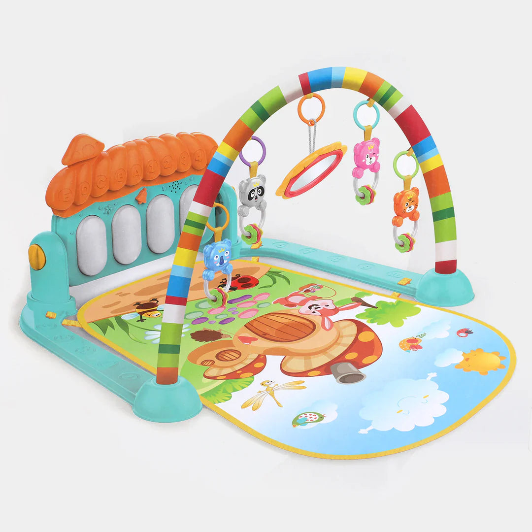 Newborn Baby Piano Fitness Rack Play Mat