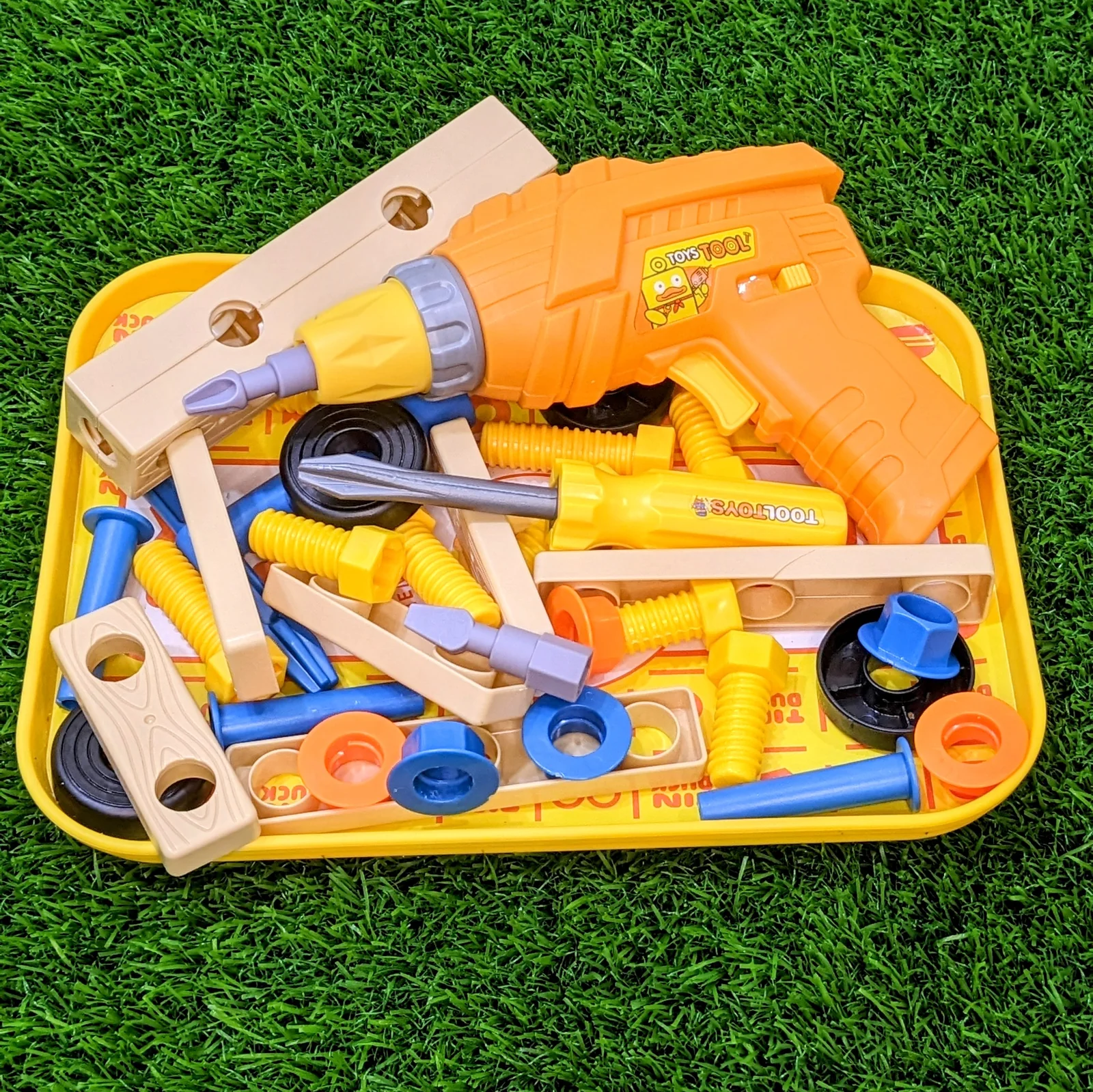 Kids Tool Set with Electric Drill – Creative Pretend Play Construction Toy